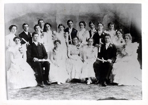 Image of Graduating class of 1899. Moscow High School. Moscow, Idaho.
