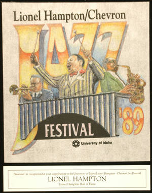 Image of Presented to Lionel Hampton