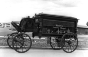 Image of Hearse shown in Moscow's Centennial Parade, July 11, 1987
