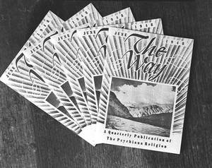 Image of Negative photograph of several copies of the June 1948 edition of the 'The Way: A Quarterly Publication of the Psychiana Religion.'