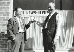 Image of Photograph of Frank B. Robinson and a man named Henry Banks